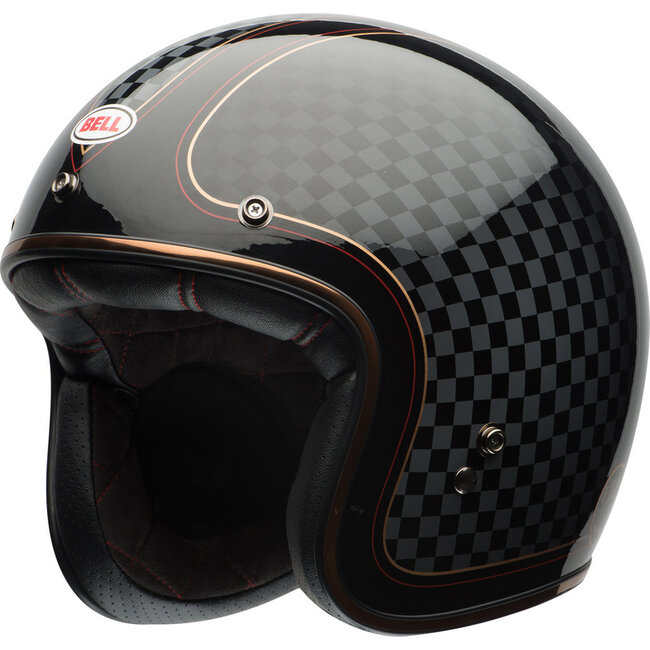 BELL BELL Custom 500 Helmet - RSD Check It Gloss Black/Gold  - M/Goud & Zwart