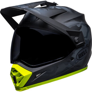 BELL BELL MX-9 Adventure Mips Helm - Stealth Camo Matte Black/Hi-Viz