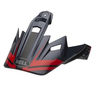 BELL BELL Mx-9 Adventure Peek Barricade Red  - Rouge