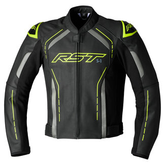 RST RST leather Jacket S1 Men - Neon yellow  - M/Fluo  Geel & Neon geel
