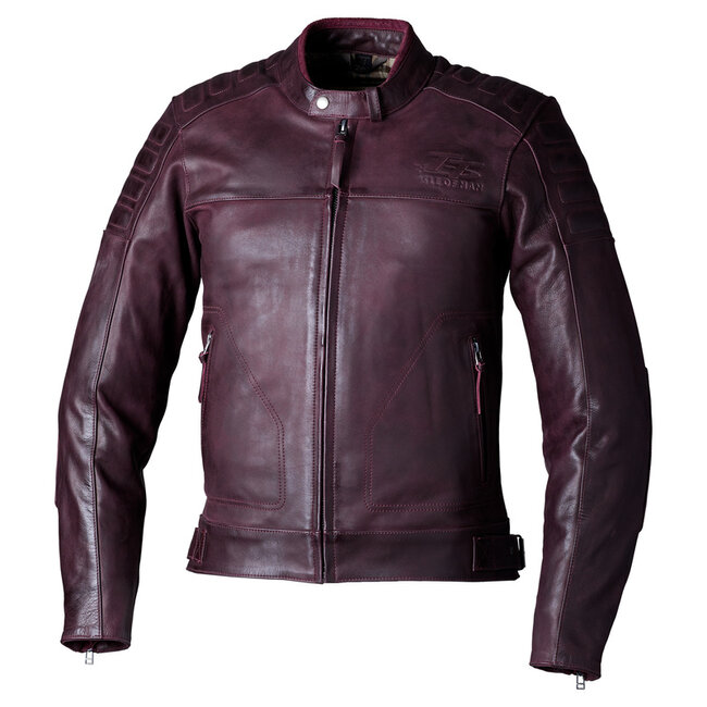 RST RST leather Jacket Brandish2 CE Men - Oxblood  - S/Rood