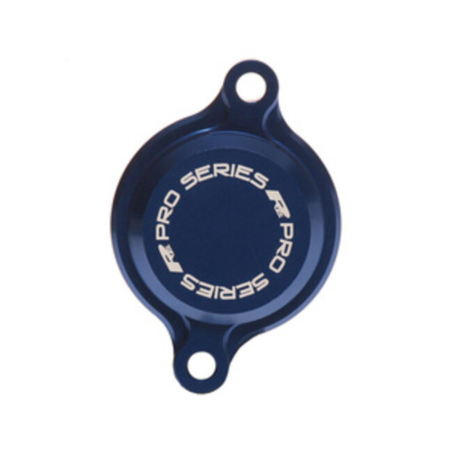 RFX RFX Pro Oil Filter Cover (Blue- Yamaha YZF25/YZF450