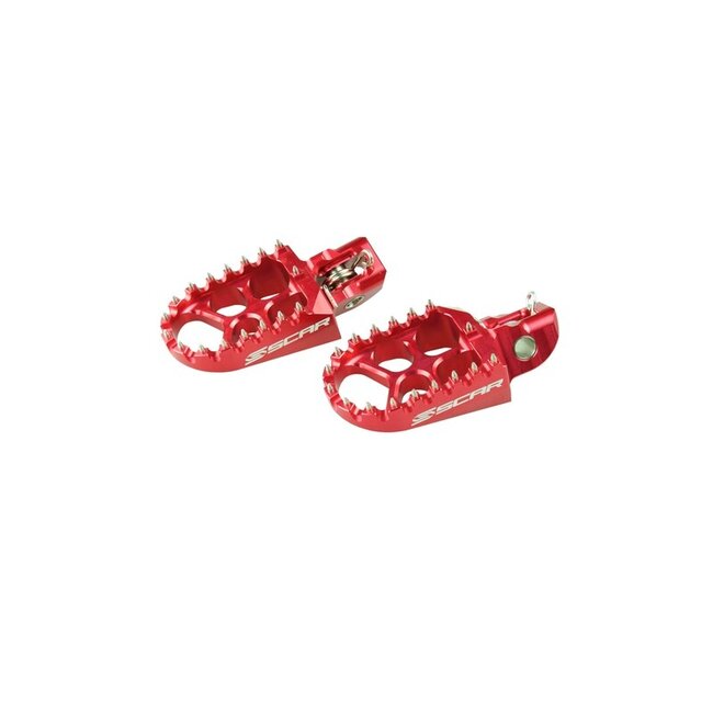 SCAR SCAR Evo Footpegs Red