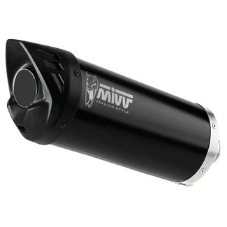 MIVV MIVV Mover Universal Muffler Black Stainless Steel - Right Side