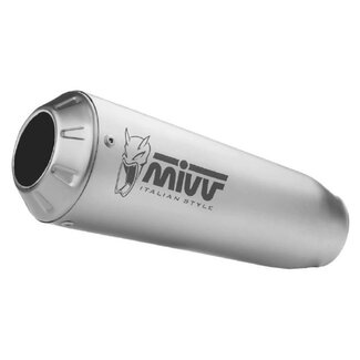 MIVV MIVV X-M1 Universal Muffler Stainless Steel - Right Side