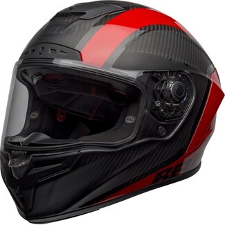 BELL BELL Race Star Flex DLX Tantrum 2 Helmet - Grey/Red  - L/Rood