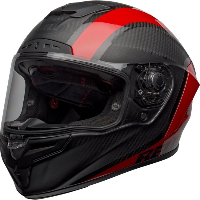 BELL BELL Race Star Flex DLX Tantrum 2 Helmet - Grey/Red  - L/Rood