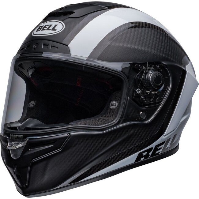 BELL BELL Race Star Flex DLX Tantrum 2 Helmet - Black/White  - XL/Wit & Zwart