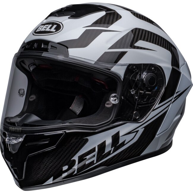 BELL BELL Race Star Flex DLX Labyrinth Helmet  - L/White & Zwart