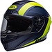 BELL BELL Race Star Flex DLX Tantrum 2 Helmet - Dark Blue/Hi-Viz Yellow  - M/Fluo  Geel & Neon geel