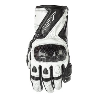 RST RST Ladies Stunt III CE Handschoenen leer/textiel wit maat XL/09 dames  - L/Wit