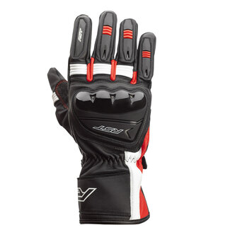 RST RST Pilot CE Gloves Leather - Black/Red/White Size XL  - XL/Rood
