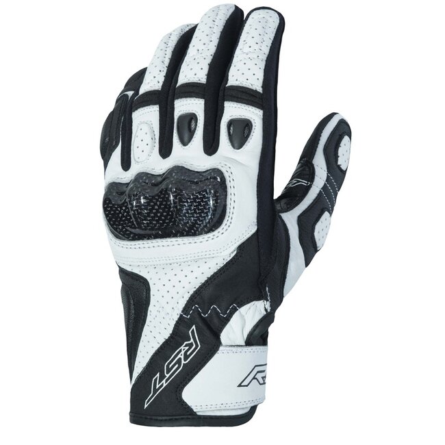 RST RST Stunt III CE Gloves Leather/Textile - White Size L/10  - L/White
