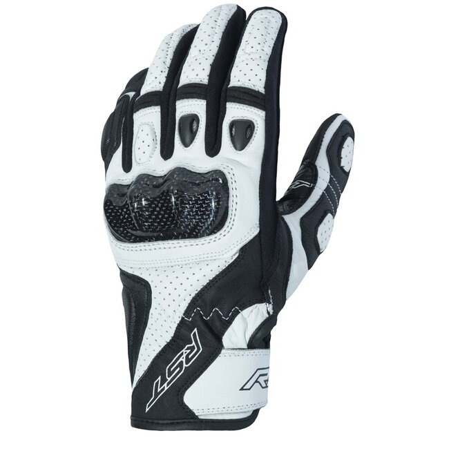 RST RST Stunt III CE Gloves Leather/Textile - White Size XL/11  - XL/White