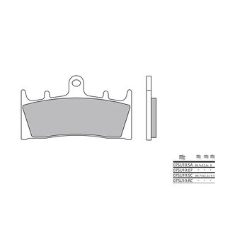 BREMBO BREMBO Street Sintered Metal Brake pads - 07SU19LA