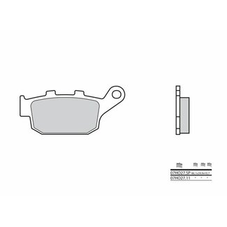 BREMBO BREMBO Street Sintered Metal Brake pads - 07HO27SP