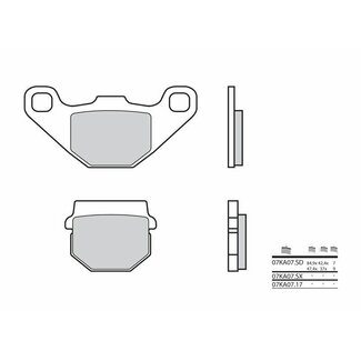 BREMBO BREMBO Street Remblokken - 07KA0717 Carbon Ceramic