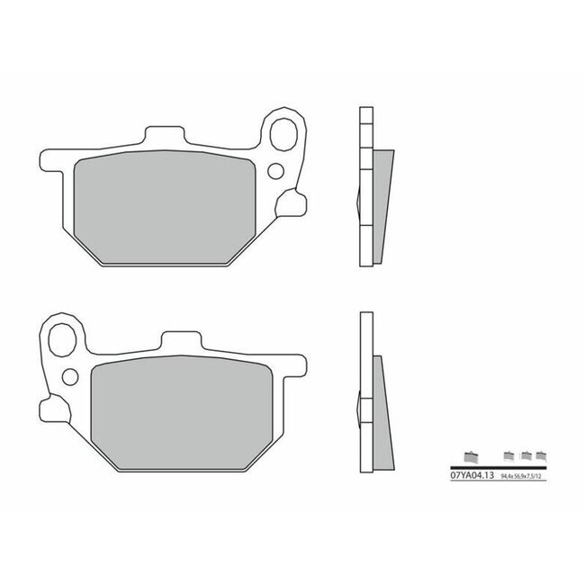 BREMBO BREMBO Street Remblokken - 07YA0413 Carbon Ceramic