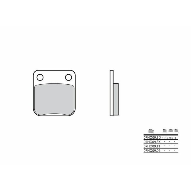 BREMBO BREMBO Off-Road Sintered Metal Brake pads - 07HO09SD