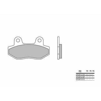 BREMBO BREMBO Street Sintered Metal Brake pads - 07GR12SA