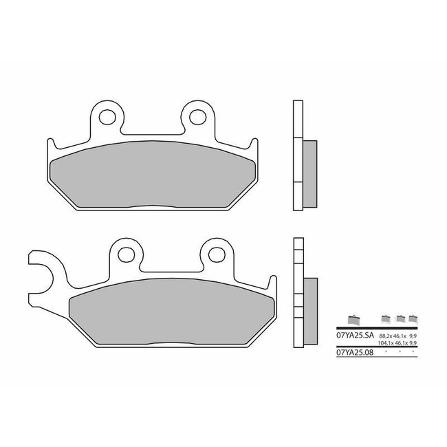 BREMBO BREMBO Street Remblokken - 07YA2508 Carbon Ceramic