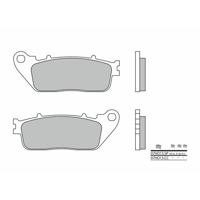 BREMBO BREMBO Street Remblokken - 07HO13CC Carbon Ceramic