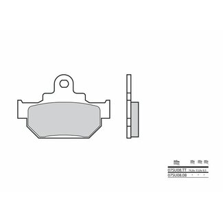 BREMBO BREMBO Street Carbon Ceramic Brake pads - 07SU0808