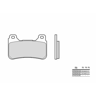 BREMBO BREMBO Competition Carbon Ceramic Brake pads - 07HO50RC