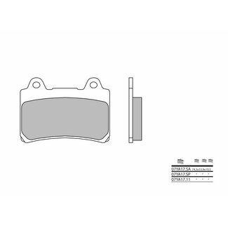 BREMBO BREMBO Street Remblokken - 07YA17SA Gesinterd metaal