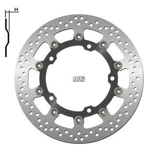 NG BRAKE DISC NG BRAKES ronde zwevende remschijf