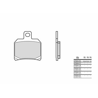 BREMBO BREMBO Scooter Carbon Ceramic Brake pads - 07004