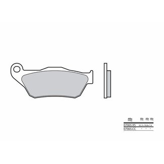 BREMBO BREMBO Scooter Carbon Ceramic Brake pads - 07065