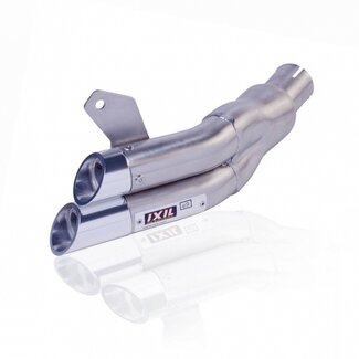IXIL IXIL Dual Hyperlow L2X Silencer Stainless Steel / Aluminium polished - Honda CB1000 R Hornet - XH6377V
