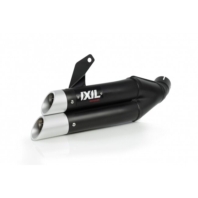 IXIL IXIL Hyperlow Full Exhaust System Stainless Steel Black / Aluminium Polished - Yamaha MT-07 - XY9362XB