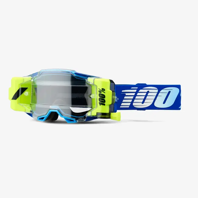 100% 100% ARMEGA FORECAST ROYAL - CLEAR LENS mx goggle