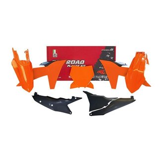 RACETECH RACETECH Plastic Kit KTM black/orange 23-..