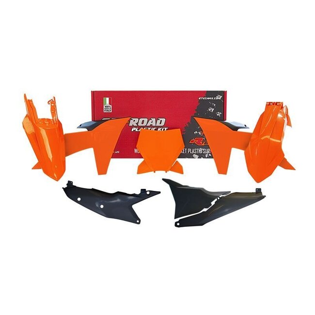 RACETECH RACETECH Plastic Kit KTM black/orange 23-..