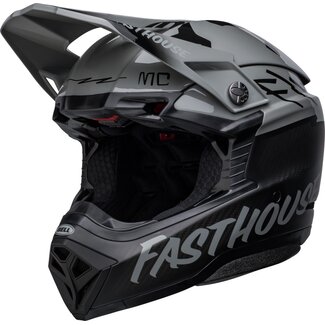 BELL BELL Moto-10 Spherical Helmet Fasthouse BMF - Matte/Gloss Grey/Black