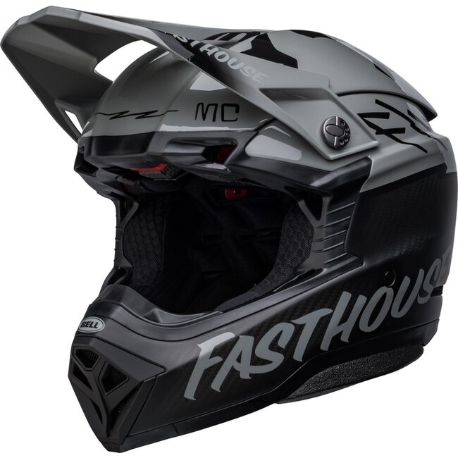 BELL BELL Moto-10 Spherical Helmet Fasthouse BMF - Matte/Gloss Grey/Black  - XS/Gris & Noir