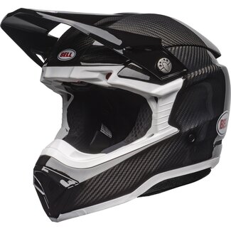BELL BELL Moto-10 Spherical Solid Helmet  - S/White & Zwart