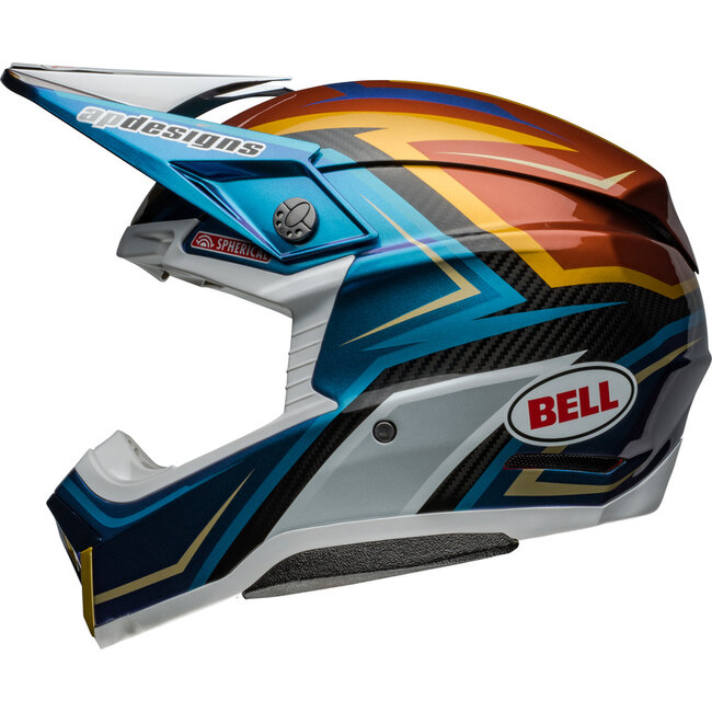 BELL BELL Moto-10 Spherical Helmet - Tomac Replica 24 Gloss White/Gold