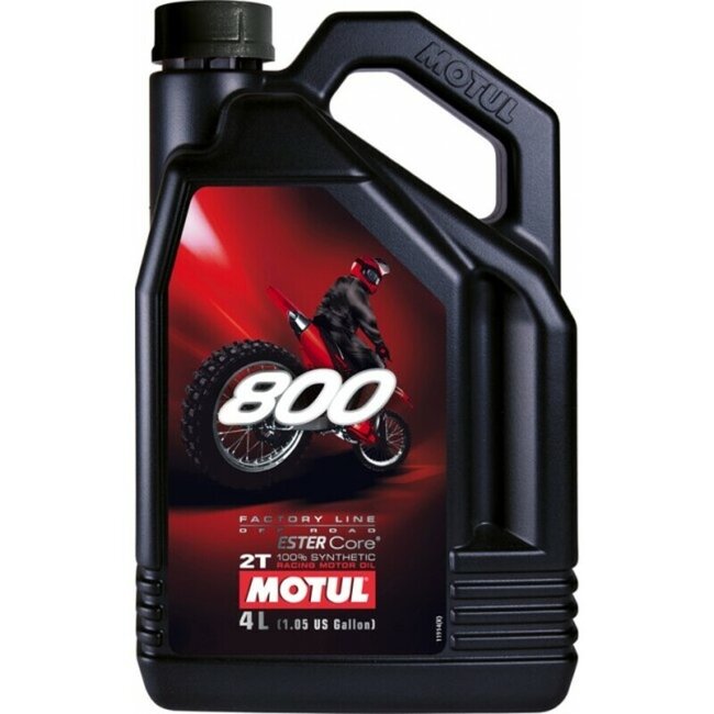 MOTUL MOTUL 800 Factory Line Off-Road Racing 2T Motor Oil - 4L x4