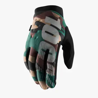 100% 100% Brisker gloves MX/MTB Camo/Black