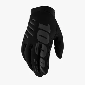 100% 100% Brisker gloves MX/MTB Black