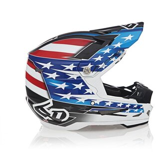 6D 6D Helmet ATR-2 Super Patriot Red/White/Blue