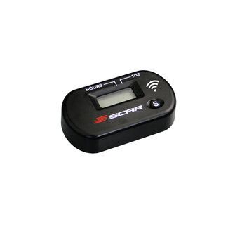 SCAR SCAR Hour-meter without Wire Velcro Fixing Black