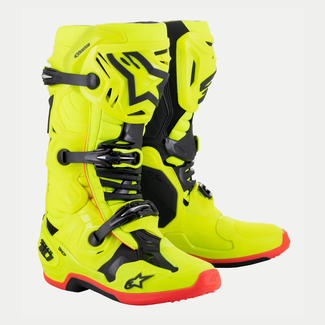 Alpinestars Alpinestars 2024 Tech 10 Fluor Yellow Mx Boots