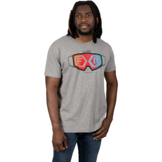 FXR FXR Optic Premium T-Shirt Grijs Heather/Spectrum