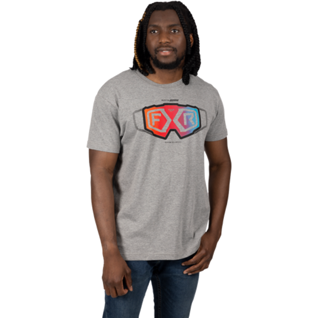 FXR FXR Optic Premium T-Shirt Grijs Heather/Spectrum