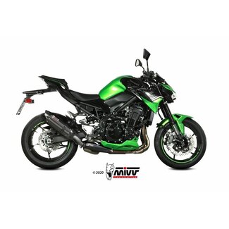 MIVV MIVV Silencer Suono Steel Black/Carbon End Cap Kawasaki Z900